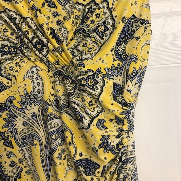 SOLD - Ralph Lauren Faux Wrap Dress - Picture 3 of 4